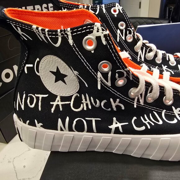 Size 10 - Converse Chuck 70 High UNT1TL3D - Black 166502C Shoes Sneakers NEW - Picture 1 of 16